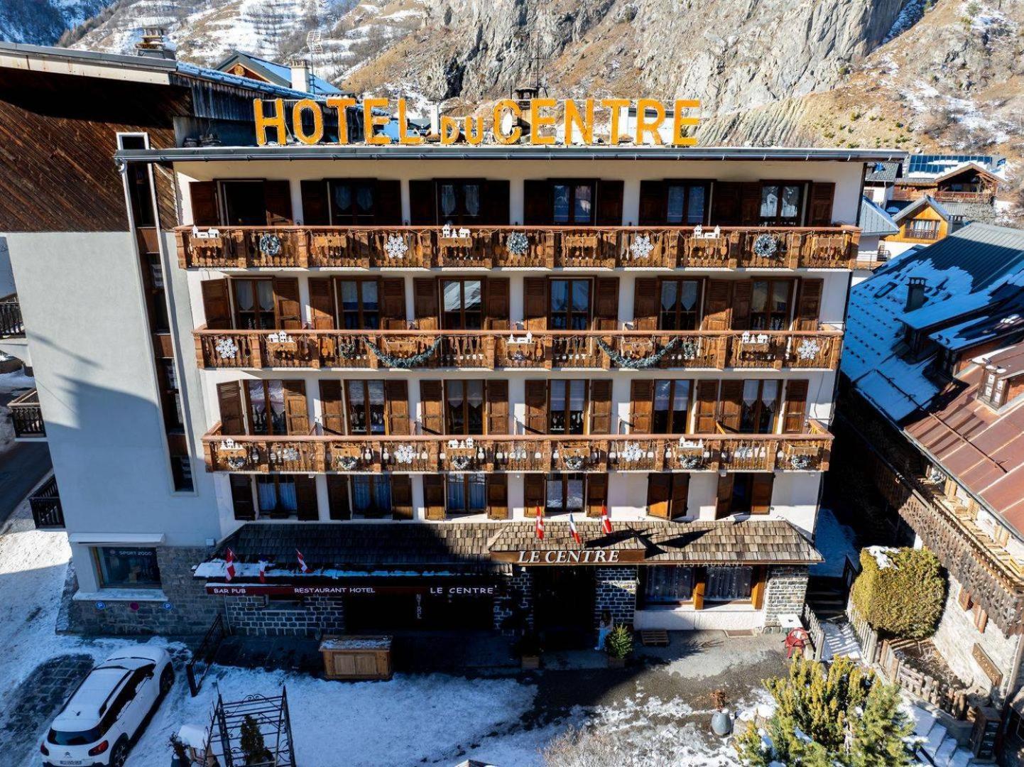 Hotel Du Centre Valloire Exterior foto