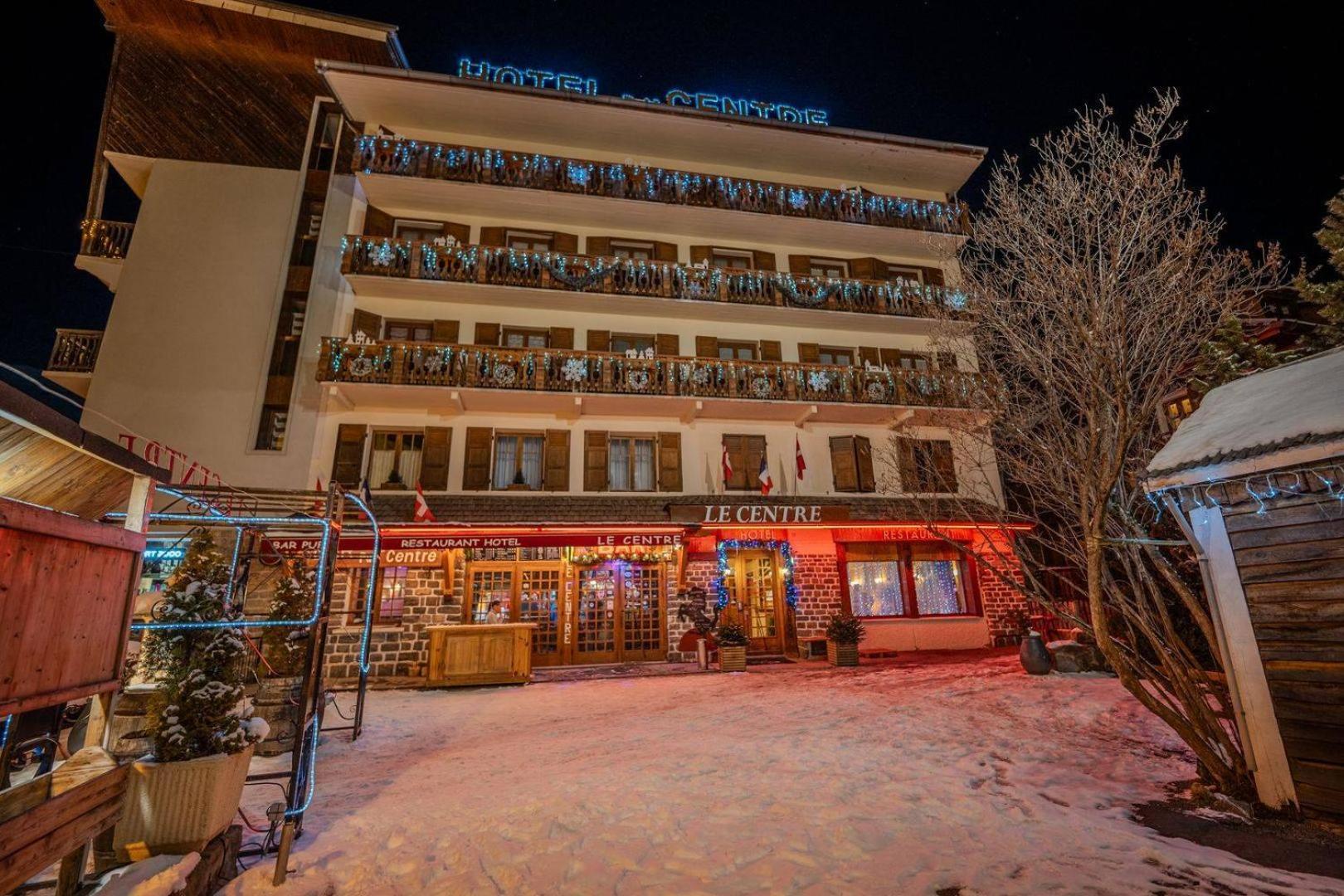 Hotel Du Centre Valloire Exterior foto